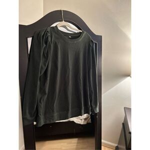 Sieanear Ruffle Long-Sleeve Knit Top Casual Tunic M